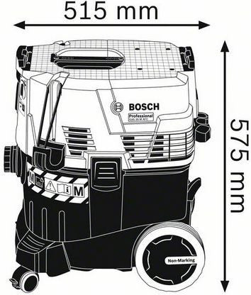 BOSCH GAS 35 M AFC Professional, EU-Version