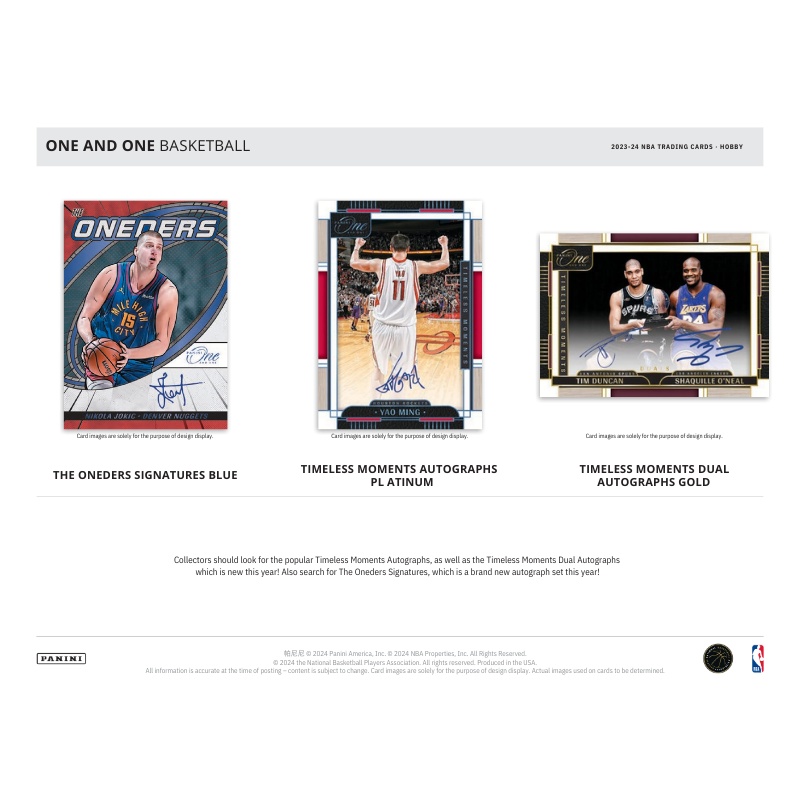 2023/24 Panini One & One Basketball Hobby 10 Box Case