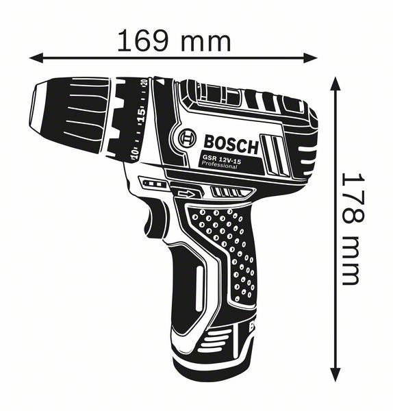 BOSCH GSR 12 V-15 Professional